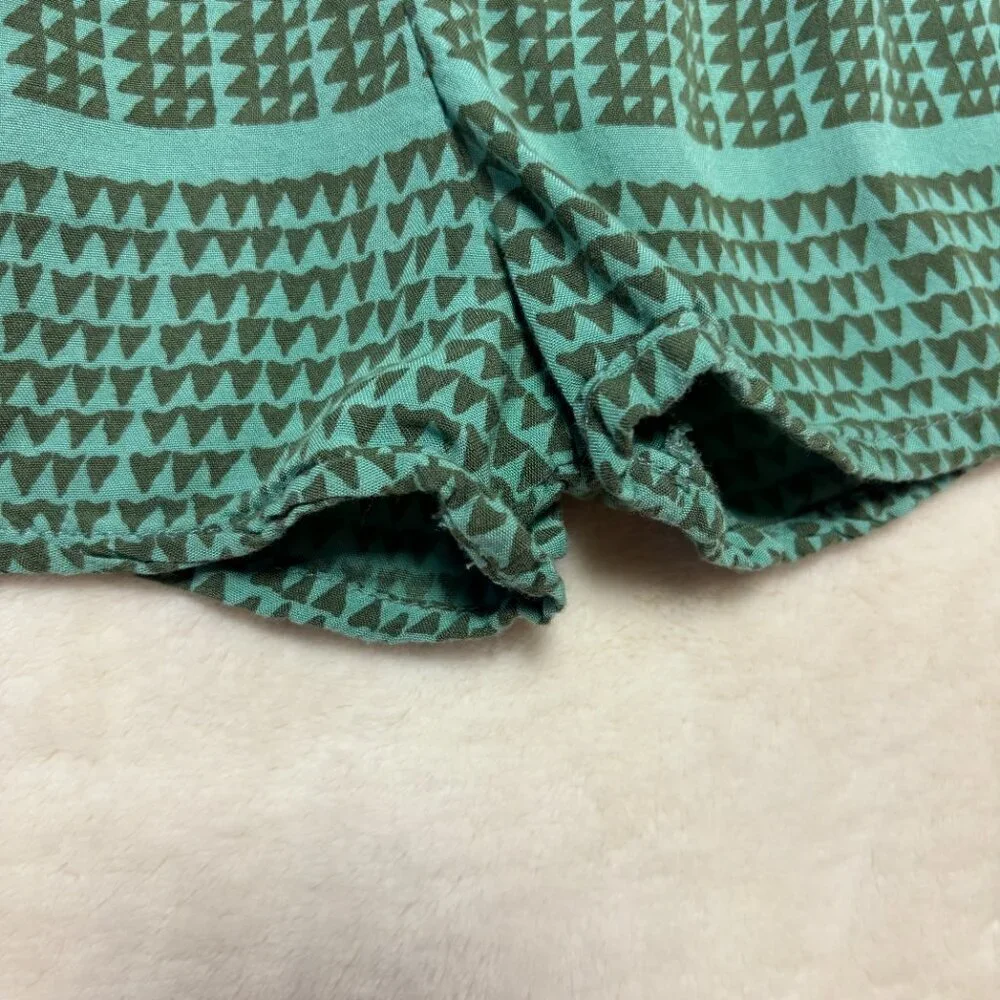 Manaola Keiki Romper Green Niho Kū Toddler Girls Hawaii Rayon Size Small - Picture 6 of 11